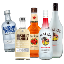 Malibu, Absolut of Four Rose